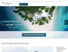 Tablet Screenshot of discoveryhotels-resorts.com